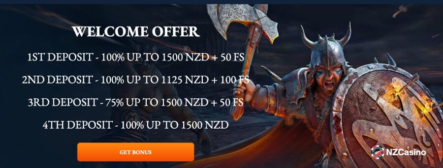 Axe Casino welcome offer