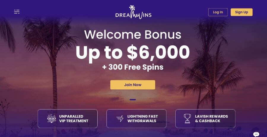 DreamWins Welcome Offer NZ