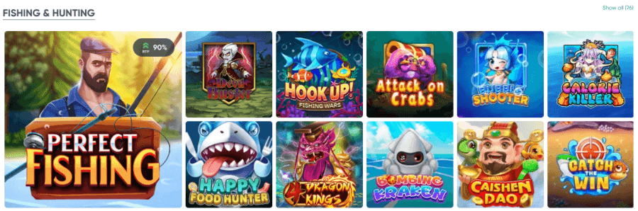 Ivibet fishing games